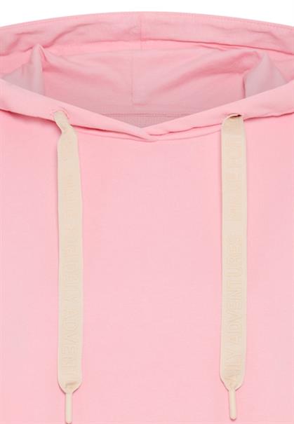Hoodie aus reiner Baumwolle pink