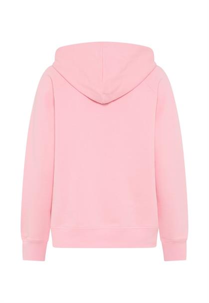 Hoodie aus reiner Baumwolle pink
