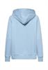Hoodie aus reiner Baumwolle soft blue