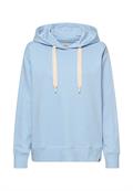 Hoodie aus reiner Baumwolle soft blue