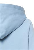 Hoodie aus reiner Baumwolle soft blue