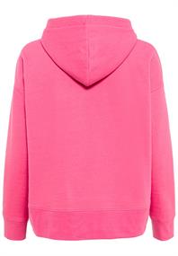 Hoodie in leichter Sweat-Qualität hot pink