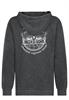 Hoodie mit Backprint anthracite grey