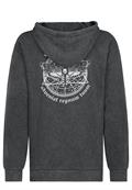 Hoodie mit Backprint anthracite grey