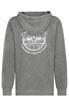 Hoodie mit Backprint ash grey