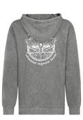 Hoodie mit Backprint ash grey