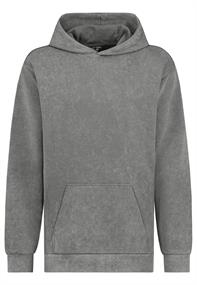 Hoodie mit Backprint ash grey