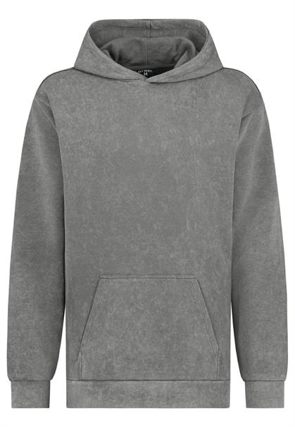 Hoodie mit Backprint ash grey