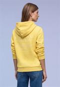Hoodie mit Backprint bloom yellow