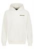Hoodie mit Backprint ivory white