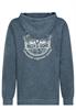 Hoodie mit Backprint midnight navy