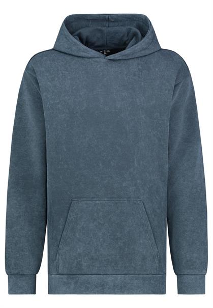 Hoodie mit Backprint midnight navy