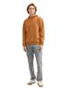 Hoodie mit Bio-Baumwolle deep cognac