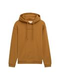 Hoodie mit Bio-Baumwolle deep cognac