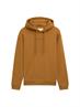 Hoodie mit Bio-Baumwolle deep cognac