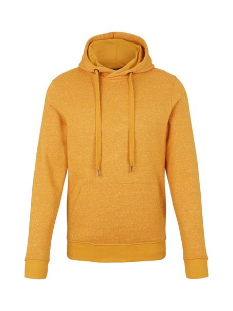 Hoodie mit feinen Streifen flame brown injected stripe