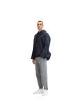 Hoodie mit feinen Streifen navy offwhite inject stripe