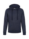 Hoodie mit feinen Streifen navy offwhite inject stripe