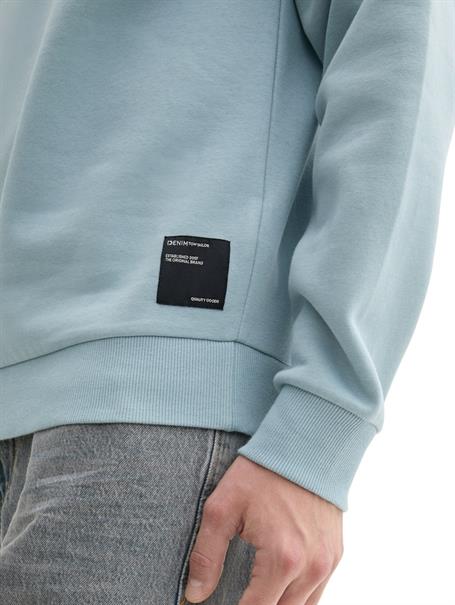 Hoodie mit Logo-Details light grey mint