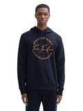 Hoodie mit Logo Print sky captain blue