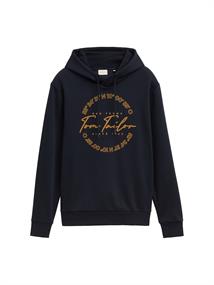 Hoodie mit Logo Print sky captain blue