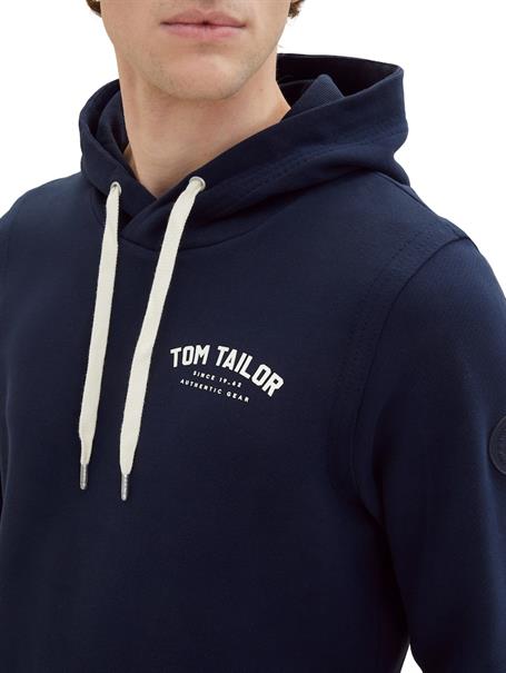 Hoodie mit Logo Print sky captain blue