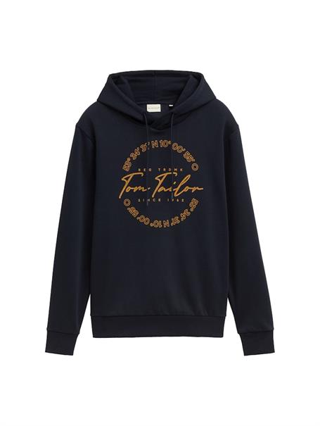 Hoodie mit Logo Print sky captain blue