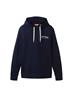 Hoodie mit Logo Print sky captain blue
