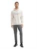 Hoodie mit Logo Print soft vanilla melange