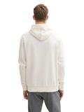 Hoodie mit Logo Print soft vanilla melange