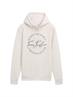 Hoodie mit Logo Print soft vanilla melange