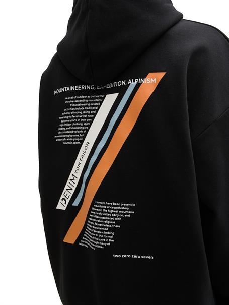 Hoodie mit Print black