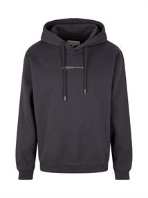 Hoodie mit Print coal grey