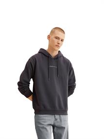Hoodie mit Print coal grey
