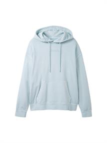 Hoodie mit Print dusty mint blue