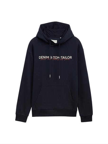 Hoodie mit Print sky captain blue