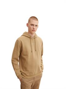 Hoodie mit Print splashed clay beige