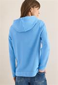 Hoodie mit Schmucksteinen fountain blue