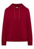 Hoodie mit Stickerei beaujolais red