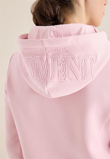 Hoodie mit Stickerei blossom glow