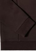 Hoodie mit Stickerei tartufo brown