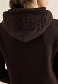 Hoodie mit Stickerei tartufo brown