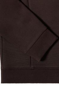 Hoodie mit Stickerei tartufo brown