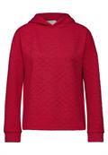 Hoodie mit Struktur autumn red