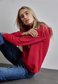 Hoodie mit Struktur autumn red