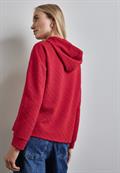 Hoodie mit Struktur autumn red