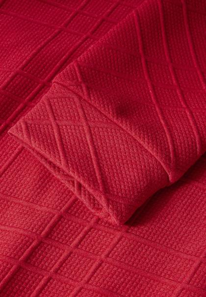Hoodie mit Struktur autumn red