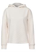 Hoodie mit Struktur lucid white