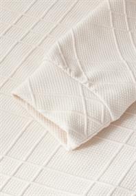 Hoodie mit Struktur lucid white