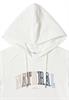 Hoodie mit Wording vanilla white